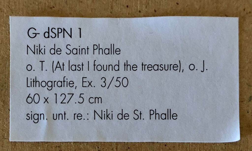 Niki de Saint Phalle - At last I found the treasure - 1968 - 3