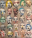 Edi Dominique Dubien - Portraits graphites - 2015 - 2
