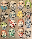 Edi Dominique Dubien - Portraits graphites - 2015 - 3