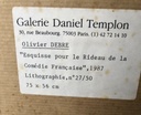 Esquisse pour le rideau de la comédie française