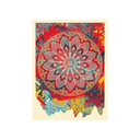 Collage Peace Mandala (Red)