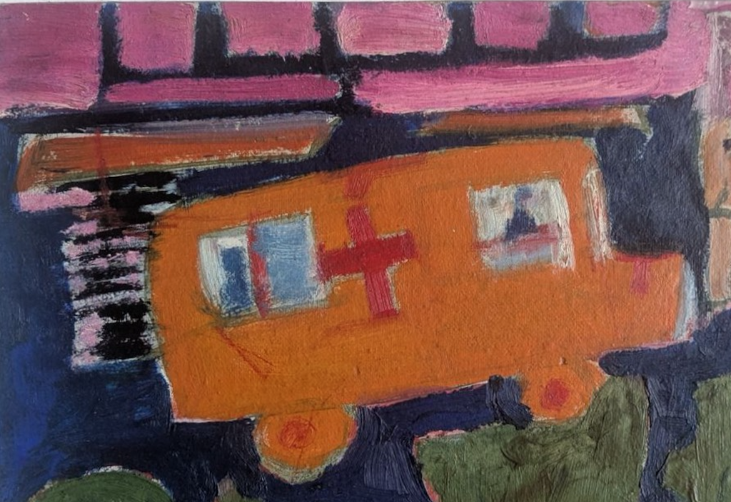 Ambulance et barricades