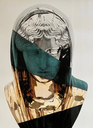 AMALGAMIZED BUST OF VEILED WOMAN