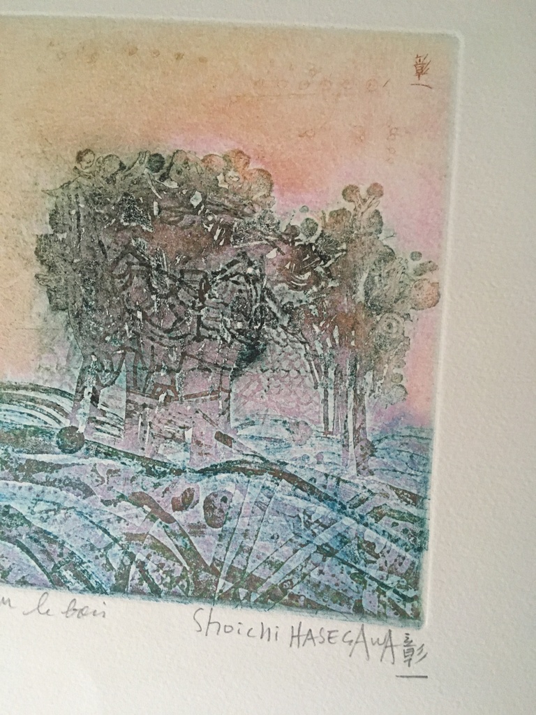 Aube sur le bois