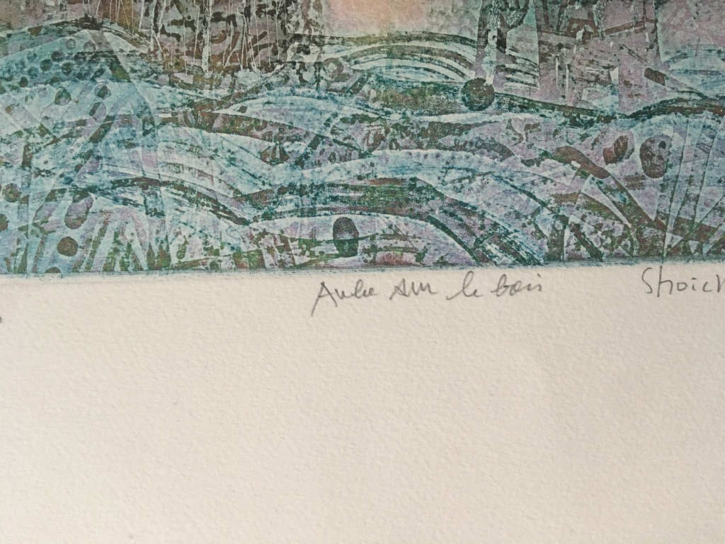 Aube sur le bois