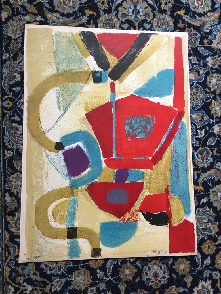 Untitled '74 (red) - detail
