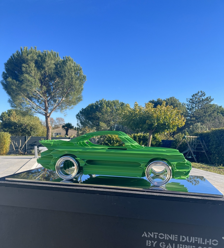 Porsche 930 Turbo green