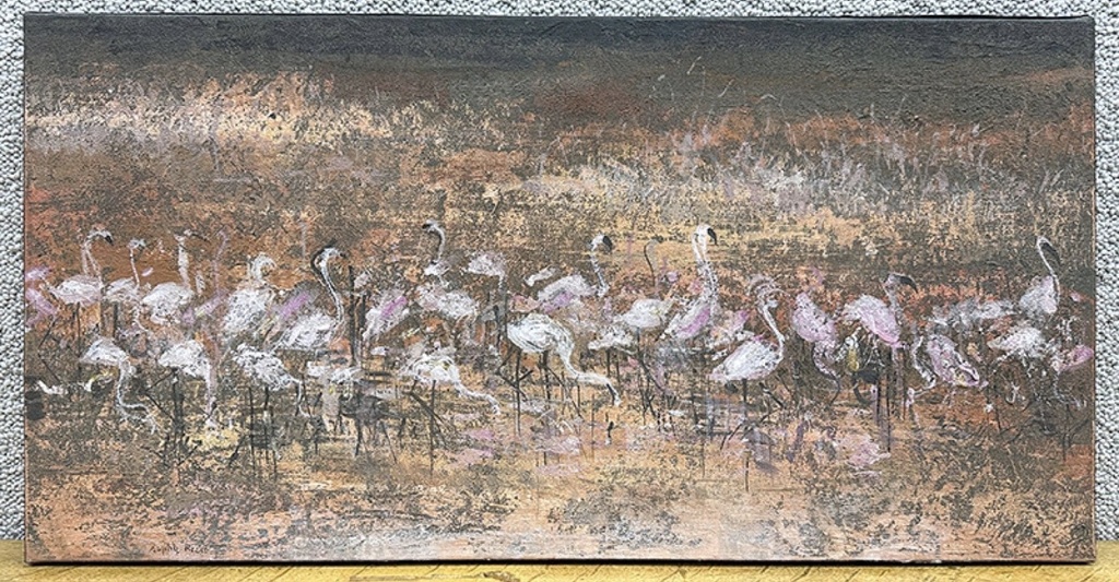 Paysage - Flamants roses