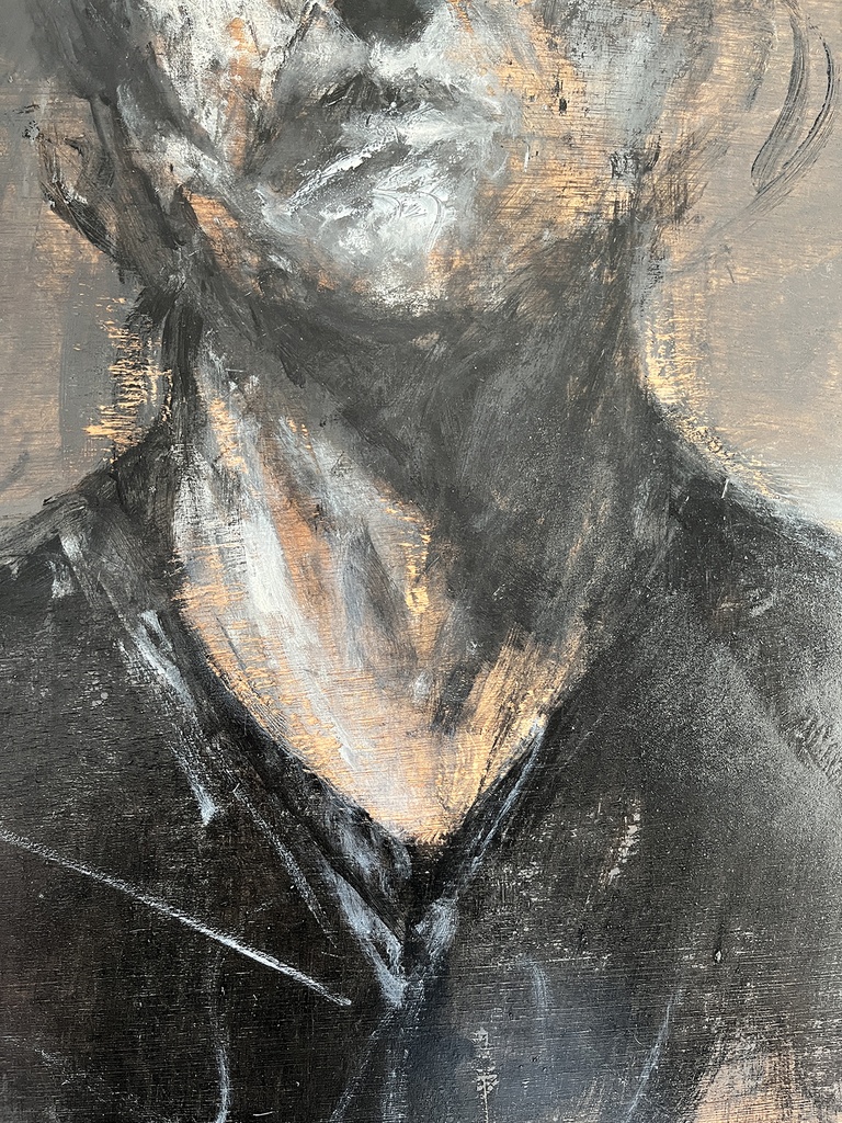 Visage aux yeux écorchés