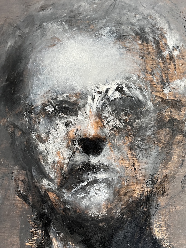 Visage aux yeux écorchés