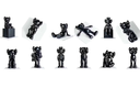 Kaws "Bronze" AllRightsReserved 20th Anniversary Complete Full Set 12 pcs