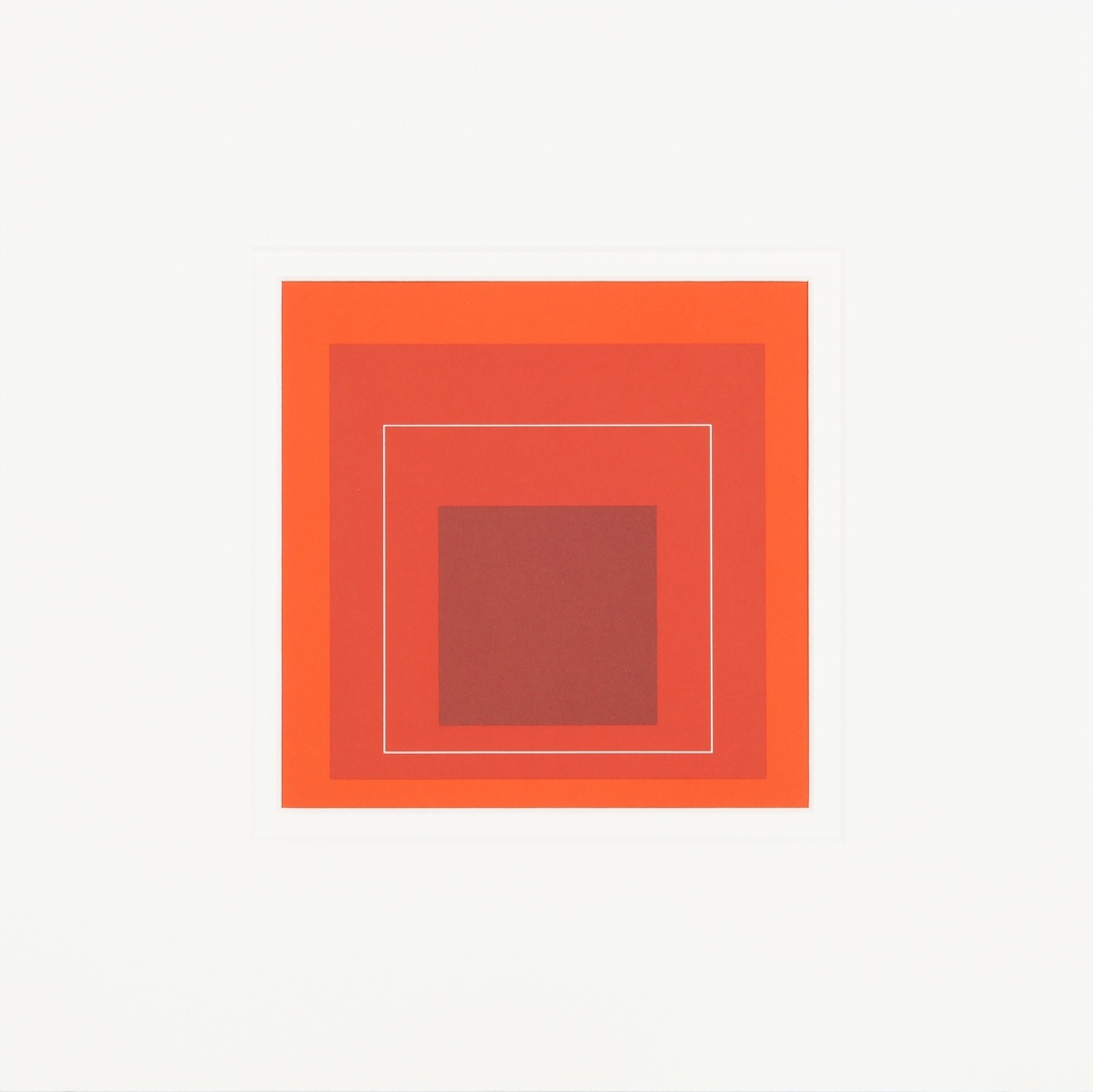 White Line Squares Triptych