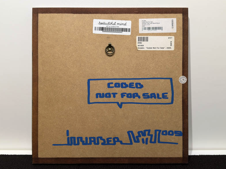 Coded Not for Sale