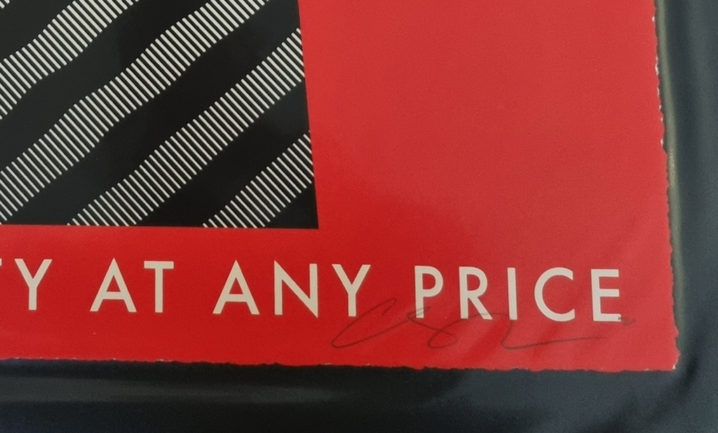 Freedom prosperity at any price (version rouge)