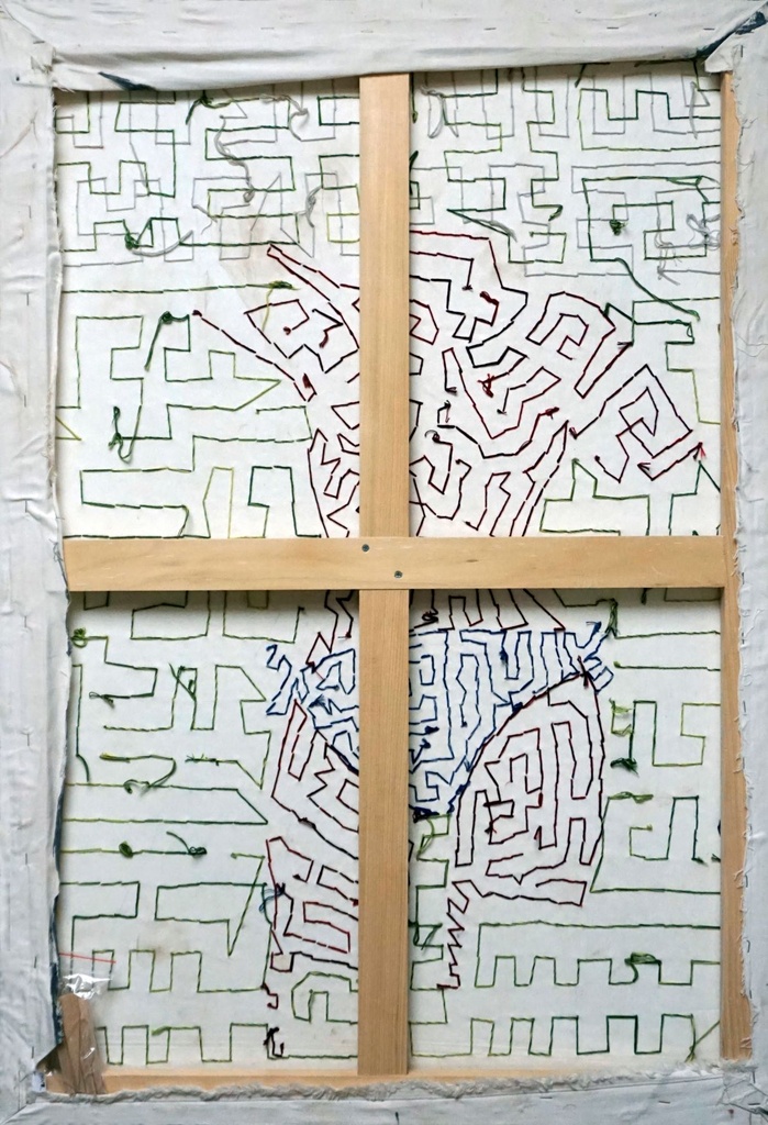Ibrahim Ballo, Emotion tissée 1 ou la Vénus de Ballo, 2018 - dos
