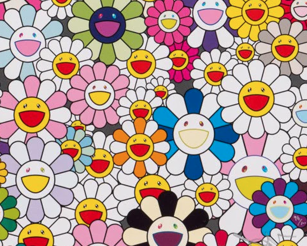 Flowers Blooming in This World and the Land of Nirvana No.2
