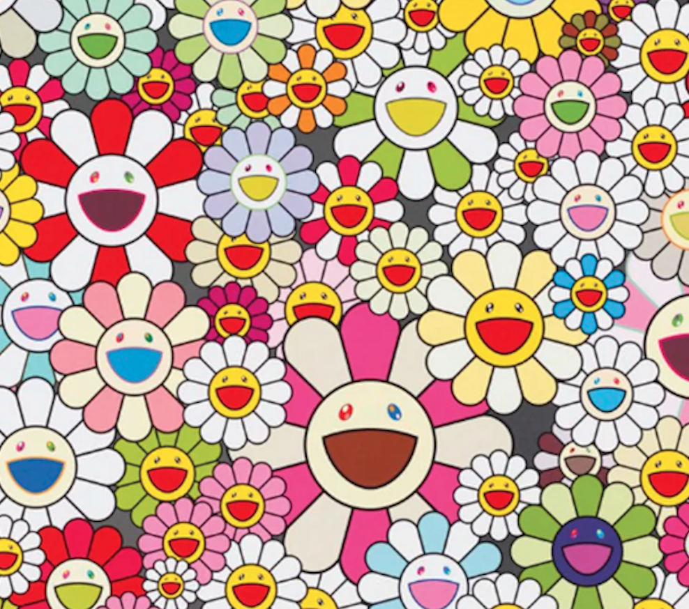 Flowers Blooming in This World and the Land of Nirvana No. 4