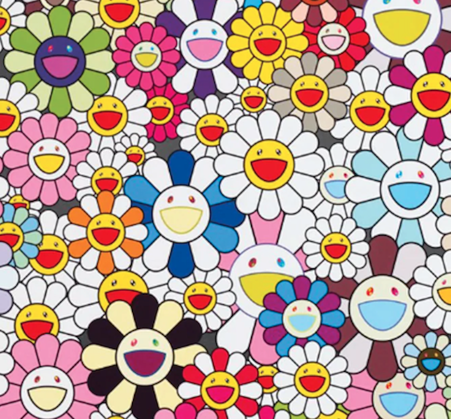 Flowers Blooming in This World and the Land of Nirvana No. 4