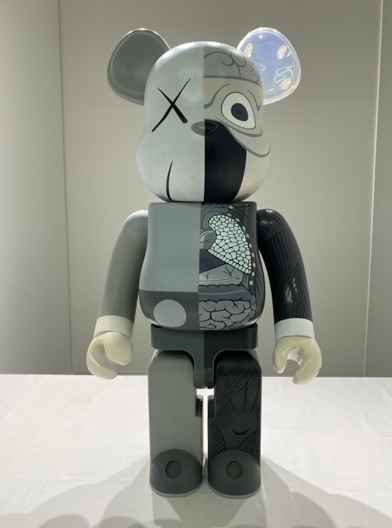 BE@RBRICK COMPANION 1000% Gray Dissected