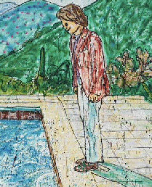 Portrait of An Artist (Pool with Two Figures) II 