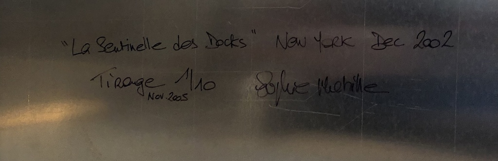 Sophie Mabille - La Sentinelle des Docks - 2002 - signature
