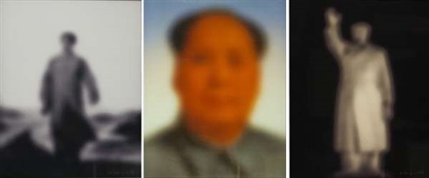 Huang Yan - Mao's portrait, triptyque - 2005 - 1bis