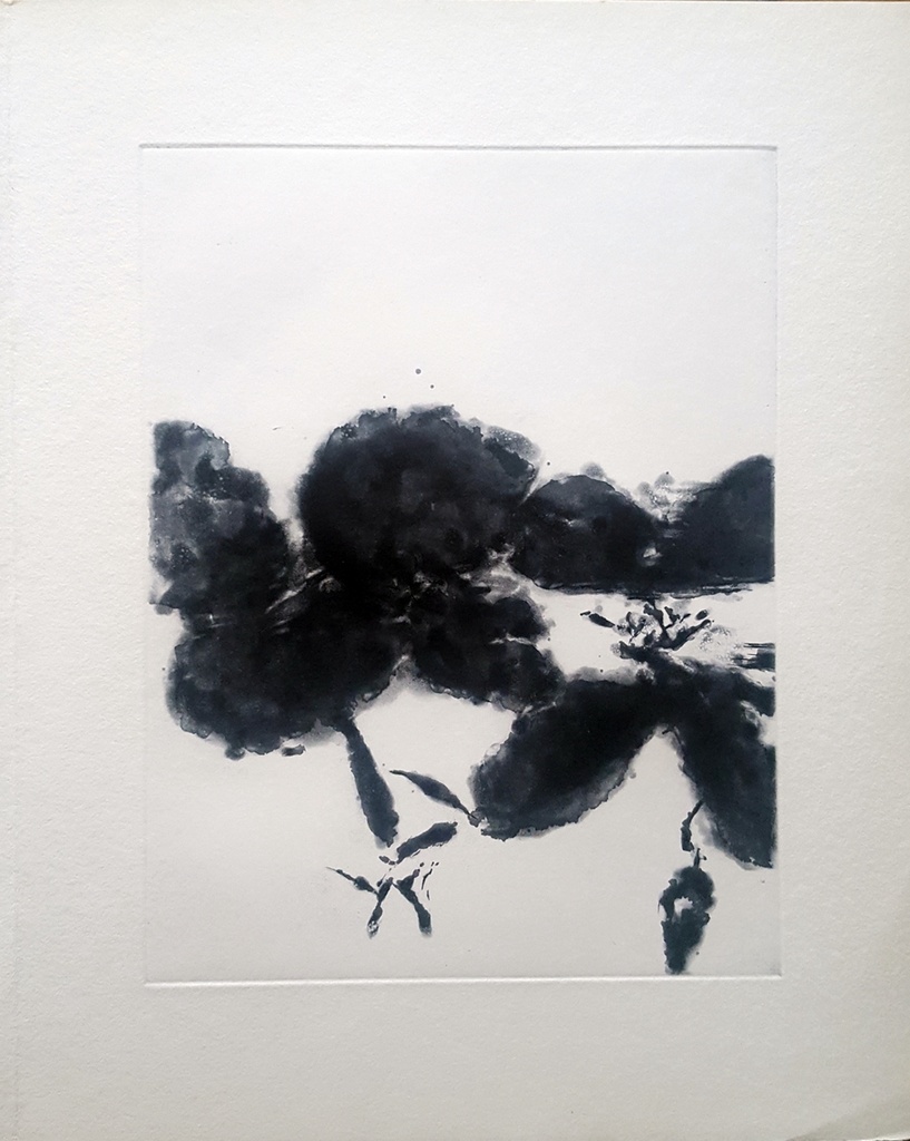 Zao Wou-Ki - “Eau forte” from the book “Les XXIV premiers sonnets de Versailles” - 1994 - photo 1.jpg