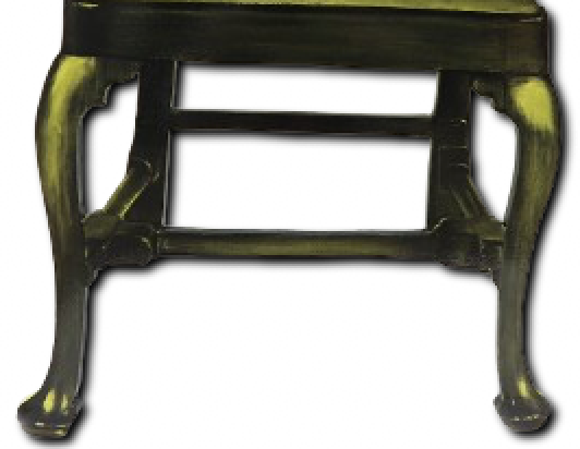 Queen Anne Side Chair with Slip Seat (chartreuse green)