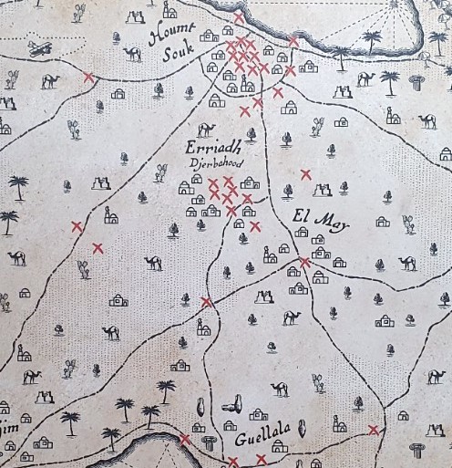Invader - Carte de l'Invasion de Djerba - 2020 - 6