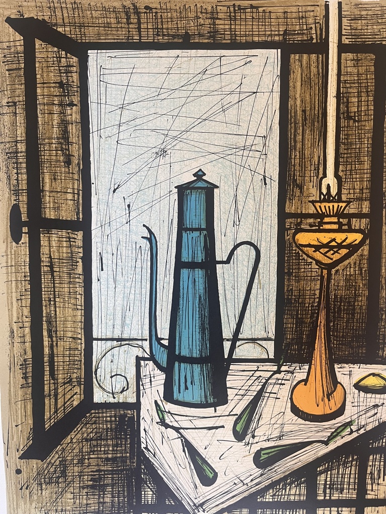 La cafetière bleue