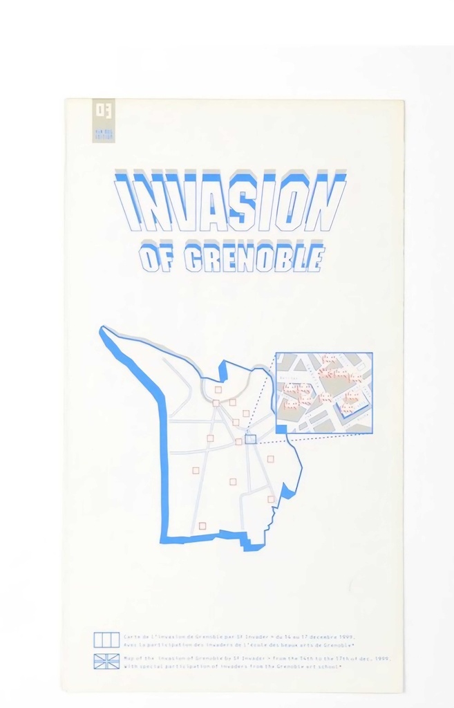 Carte d'invasion de Grenoble 