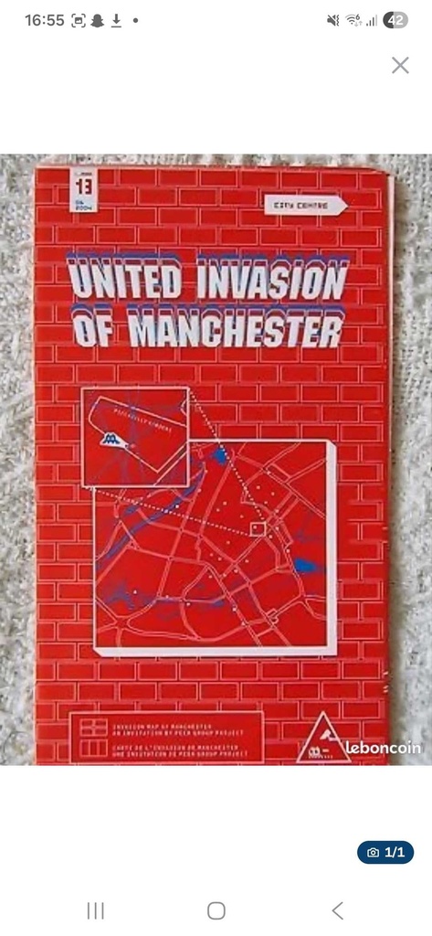 Carte d'invasion de Manchester
