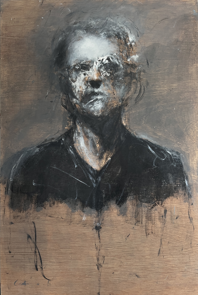 Visage aux yeux écorchés