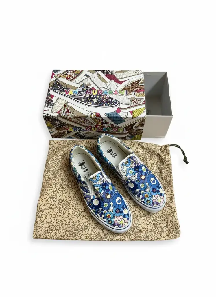 Takashi Murkami x Vans Vault Classic slip-on "blue flower"