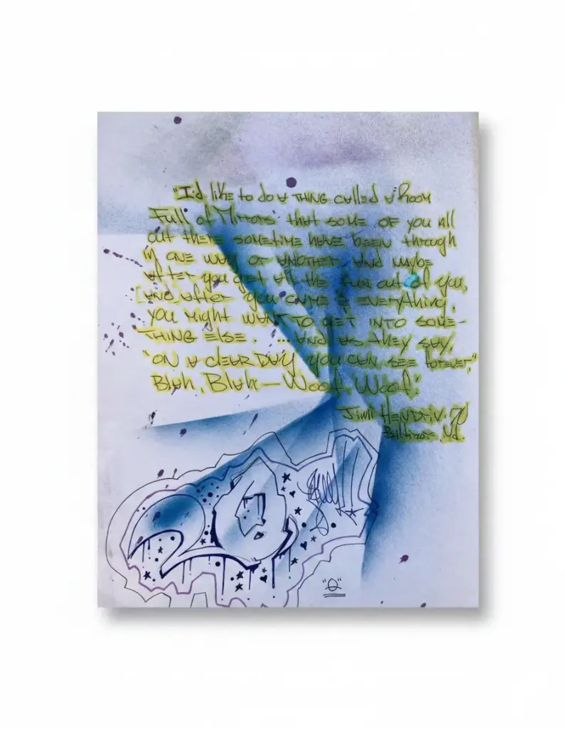 "HENDRIX QUOTE 1983" Letter "Q"