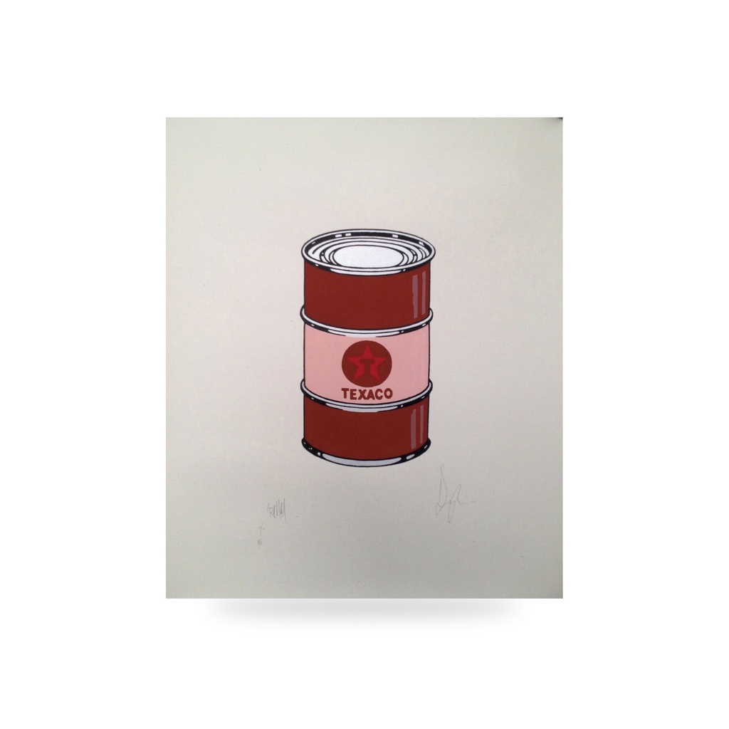"OIL CAN" (crimson)