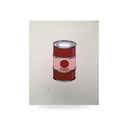 "OIL CAN" (crimson)