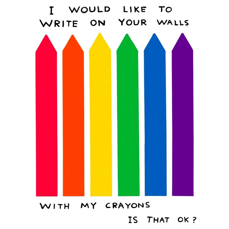 I would Like to Write on Your Walls with Crayons
