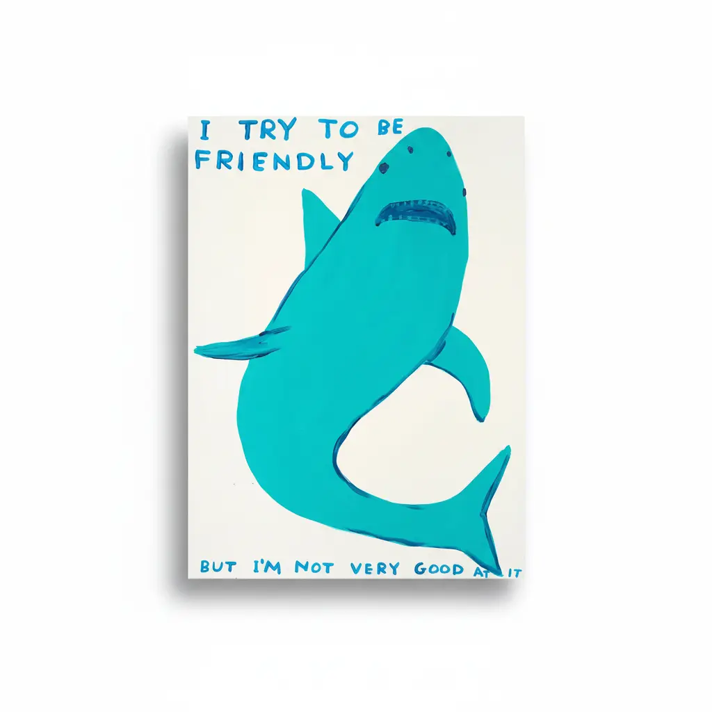 I try to be friendly