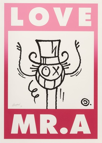 Mr. A (Pink Gradient)