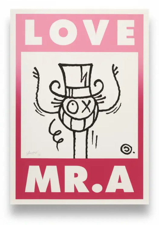 Mr. A (Pink Gradient)