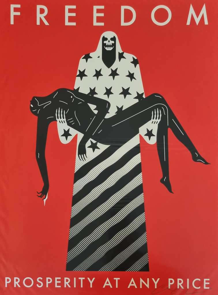 Freedom prosperity at any price (version rouge)