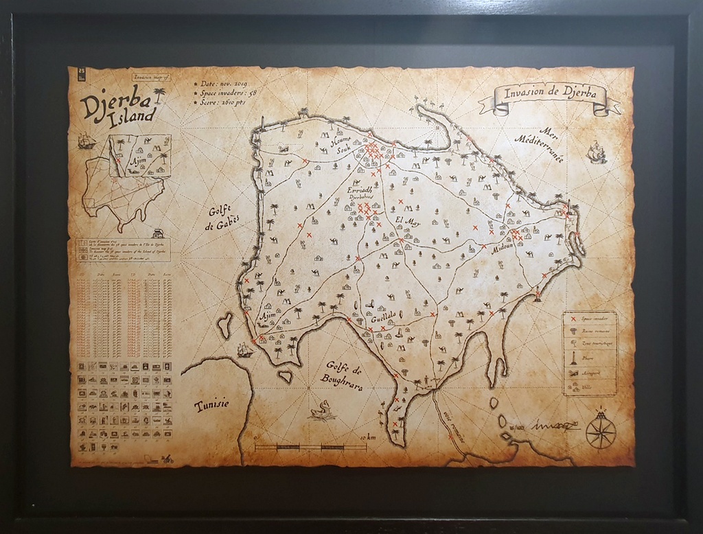 Carte d'invasion de Djerba