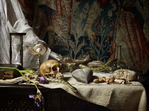 Nature Morte Vanite avec le Coeur de Sieur Lamoral d'Egmont