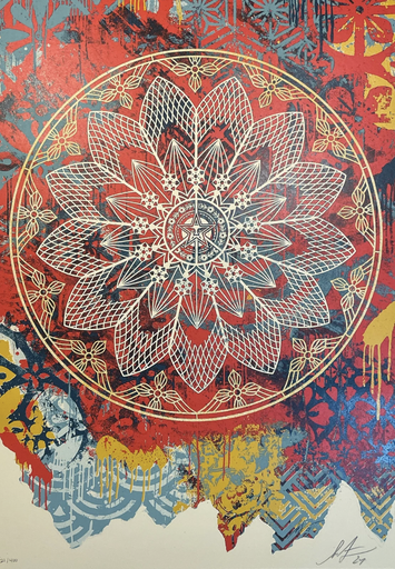 Peace Mandala (Red)
