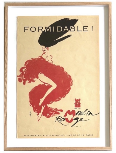 Affiche pour le Moulin Rouge Formidable