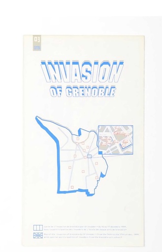 Carte d'invasion de Grenoble 