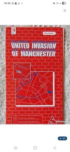 Carte d'invasion de Manchester