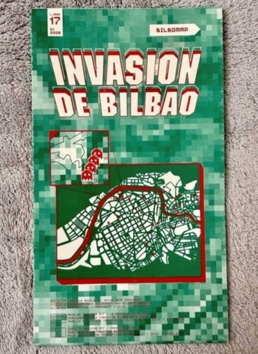 Carte de Space Invaders - Invasion de Bilbao (Espagne)