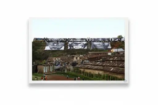Women Are Heroes - In Kibera Slum train passage 1